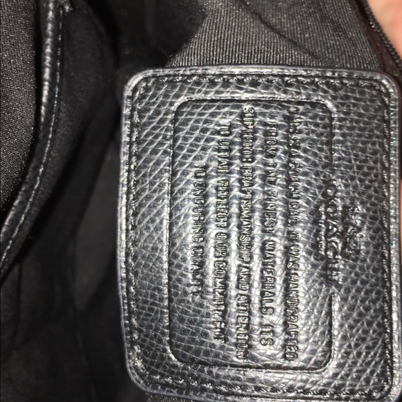 Black coach purse - Picture 4 of 7